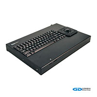 82-key Desktop Keyboard with Trackball and Smart Card Reader