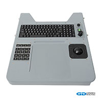 100-key Specialized Keyboard with Trackball and Separate Numeric Keypad