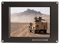 Saber PanelMount 12.1" Military-grade Rugged Display with Touch Screen