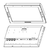 Saber PanelMount Solar 24.0 Front & Rear Views