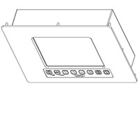 Saber PanelMount Military-grade Rugged Display