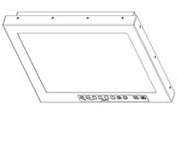 Saber Standalone Military-grade Rugged Display