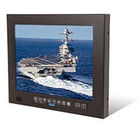 Saber Standalone Solar 15.0-inch daylight readable display with touch screen and AC power supply