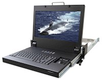 SlimLine Lite II Rugged Flip-up Display/Keyboard