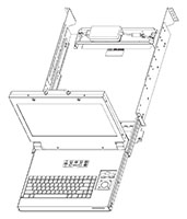 SlimLine Lite II 17.3-inch with Rack Adaptor Kit