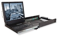 SlimLine Lite II Side Mount Rugged Flip-up Display/Keyboard
