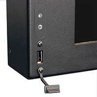 Titan Standalone 64.5-inch LCD Monitor Front-mounted USB Port and Indicator LEDS