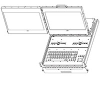 TwoView 2 Rugged Dual Display with Keyboard