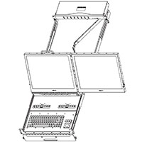 TwoView 2 Rugged Dual Display with Keyboard