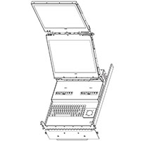 TwoView 2 Vertical Rugged Dual Display with Keyboard