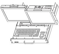 TwoView Rugged Dual Display with Keyboard