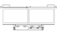 TwoView Micro Rugged Flip-up/-down Dual Monitors