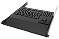 121-key Mil-grade Rack Mount Backlit Keyboard with 2-inch Trackball - Front View 121-key Mil-grade Rack Mount Backlit Keyboard with 2-inch Trackball - Front View