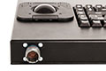 82-key Mil-grade Desktop Keyboard with 2-inch Trackball & Smart Card Reader - Mil Interface Connector