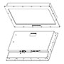 Saber PanelMount Solar 21.5-inch Rugged Display