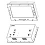 Saber PanelMount Solar 24.0 Rugged LCD Monitor Front & Rear Views