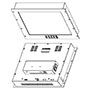Saber RackMount 19.0 Front & Rear Views