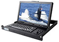 SlimLine 1U Rugged Rack Mount Display/Keyboard SlimLine 1U Rugged Rack Mount Display/Keyboard