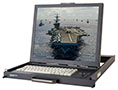 SlimLine 1U Rugged Rack Mount Display/Keyboard SlimLine 1U Rugged Rack Mount Display/Keyboard