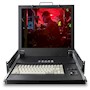 SlimLine 1U Rugged Rack Mount Display/Keyboard