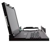 SlimLine Lite II Side Mount Rugged Flip-up Display/Keyboard Operating Position Side View
