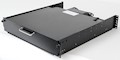 SlimLine 1U Rugged Rack Mount Display/Keyboard in Stowed Position