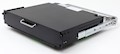 SlimLine 1U Rugged Rack Mount Display/Keyboard in Stowed Position Front View