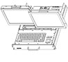 TwoView Rugged Dual Display with Keyboard